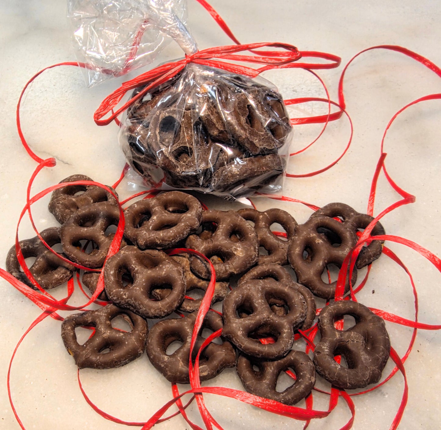 Bag of Chocolate Mini Pretzels - SUGAR FREE