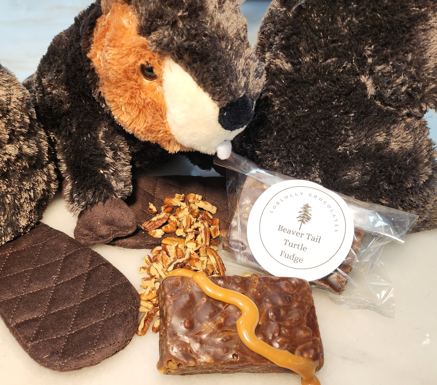 Beaver Tail Fudge - A Caramel Pecan Ecstasy