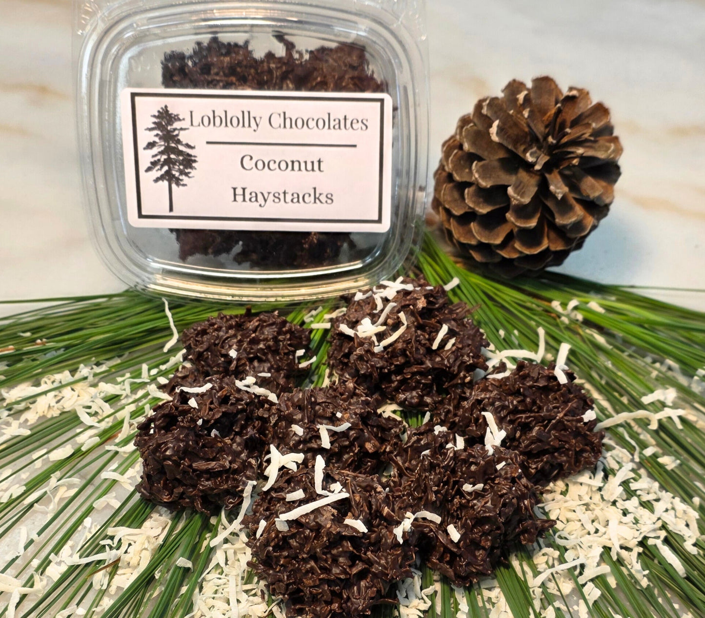 Coconut Haystacks Dark Chocolate