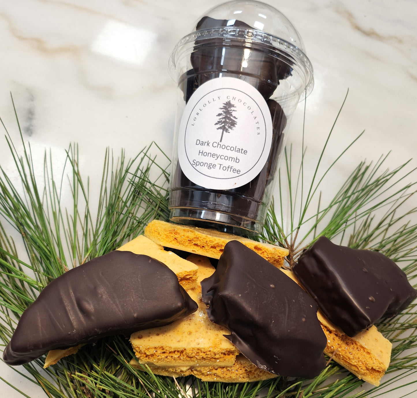 Chocolate Honeycomb Sponge Toffee - Heavenly Crunchy Delight, Dark or Milk Chocolate