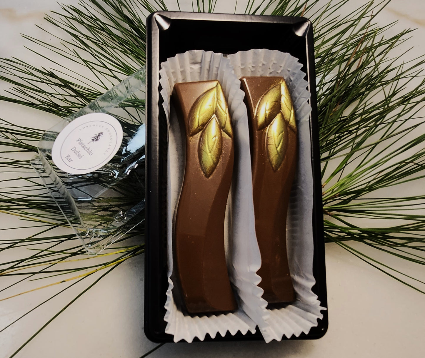 Pistachio Dubai Bar in Milk or Dark Chocolate