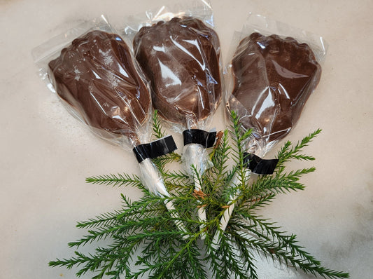 Big Foot Lollipop - A Mystical Treat of Smooth Milk Chocolate