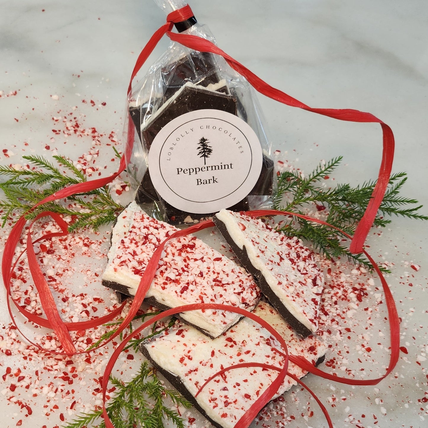 Peppermint Bark - White & Dark Chocolate