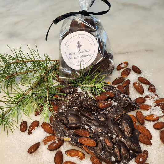 Dark Choc Seasalt Almond Bark - Sophisticated Drool Worthy