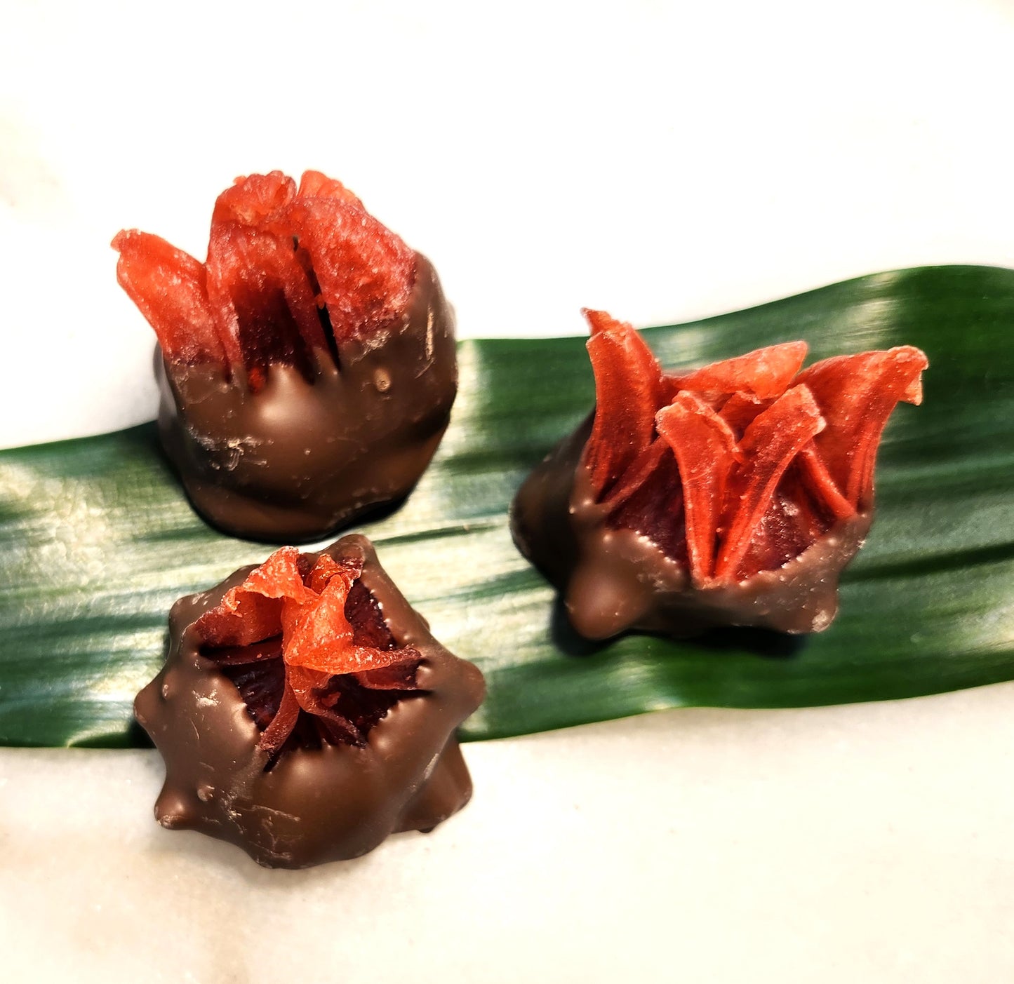 Chocolate Dipped Hibiscus Flowers - Elegant Florals Meet Decadent Chocolate