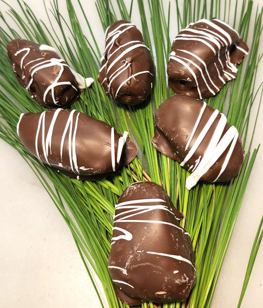 Chocolate Dipped Dates - Sweet Nutty Dates wrapped in Chocolate