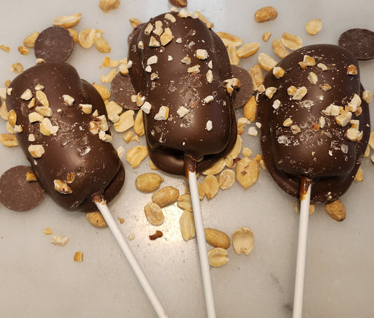 Marshmallow Rocky Road Pop - Carmel, Chocolate, Peanut Delight