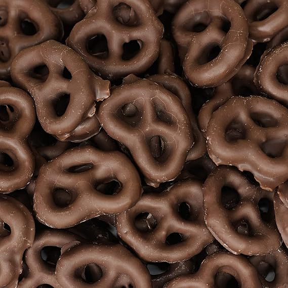 Bag of Chocolate Dipped Mini Pretzel Twists, SUGAR FREE