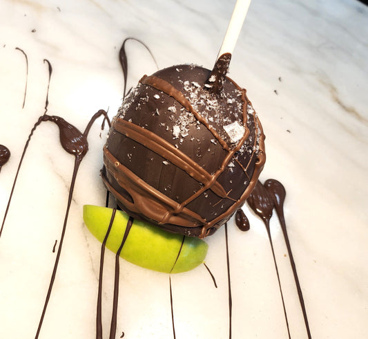 Dark Chocolate Sea Salt Caramel Apple - A Perfect Harmony of Sweet and Salty